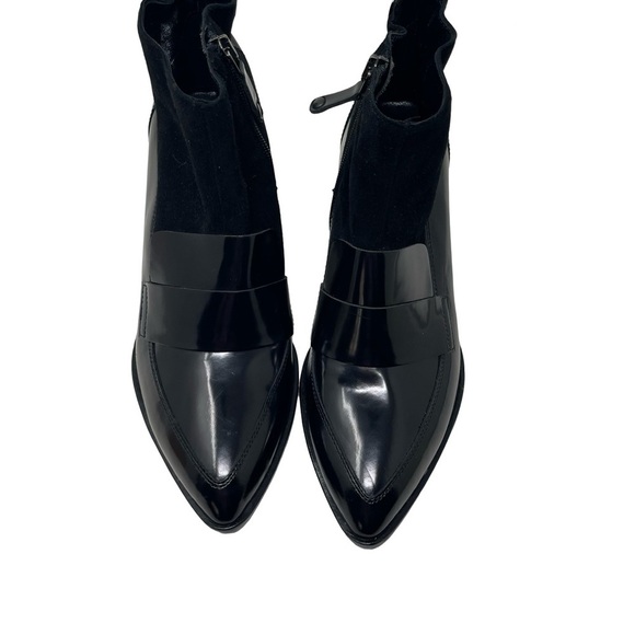 Autograf New York Sock boots in black leather & suede sz 39 US 9 - Picture 2 of 9